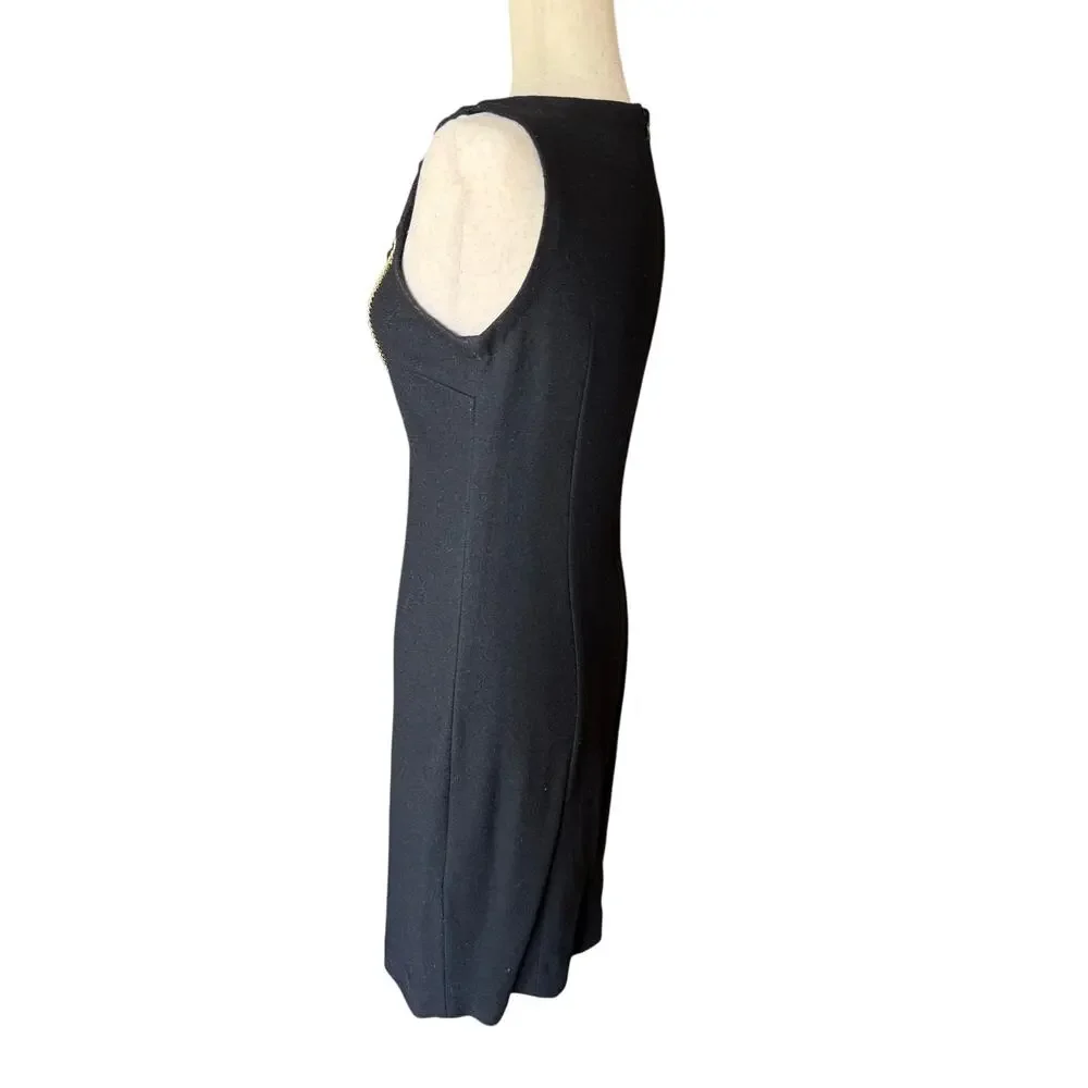Tory Burch 100% wool dress with gold chain - size XS - OE